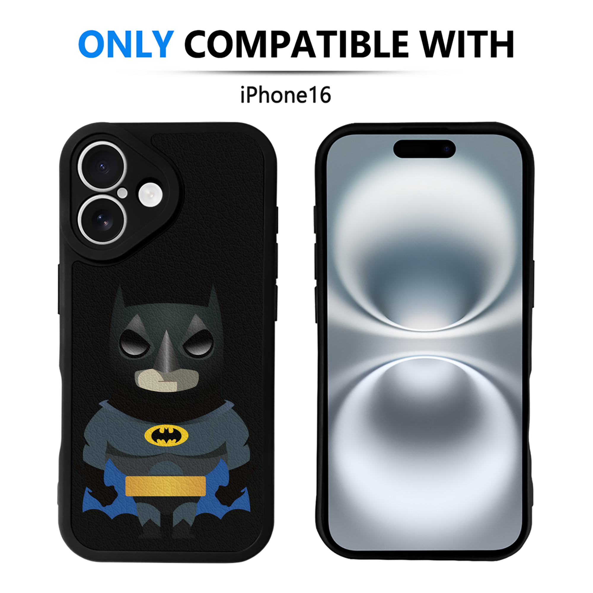 （画像用） アベンジャーズ The Avengers 【iPhone 16シリーズ対応】シリコンスマホケース（レザー調） 材質：シリコン